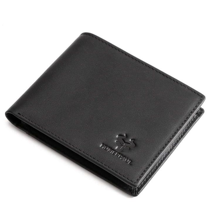 Genuine Leather RFID Blocking Bifold Wallet