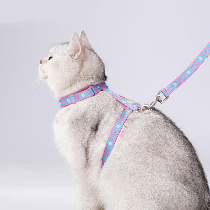 Cat H-Shape Harness and Leash Set