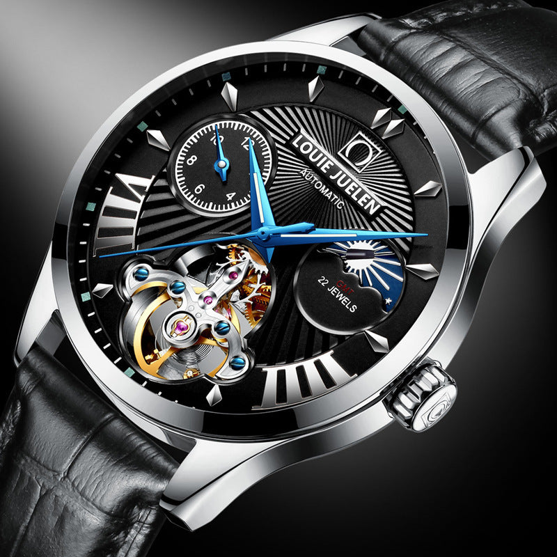 Fashion Trend Hollow Waterproof Male Mechanical Watch