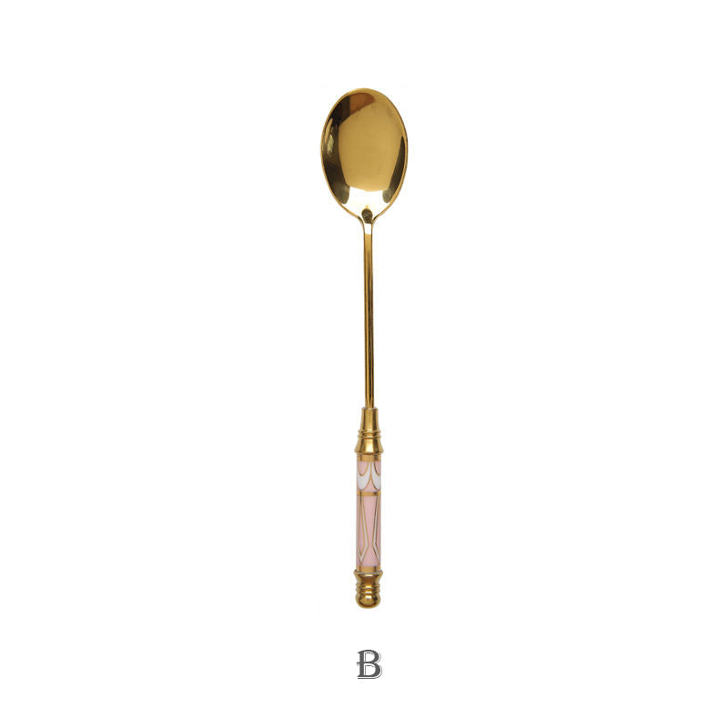 Elegant Stainless Steel Dessert Spoon