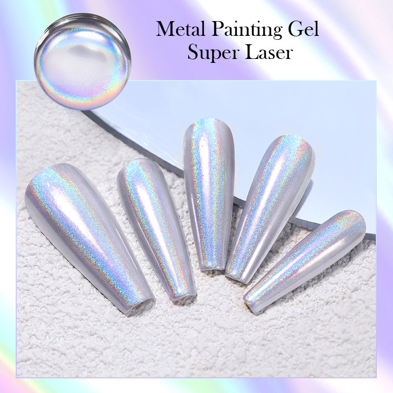 Super Holographic Metallic Painting Nail Gel