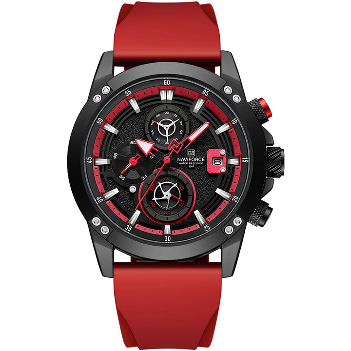 Sports And Leisure Silicone Band Color Watch