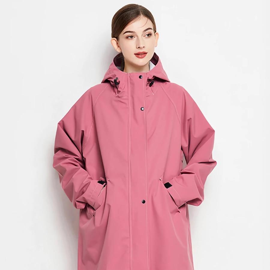 Women's Waterproof Lightweight Outdoor Hooded Rain Jacket