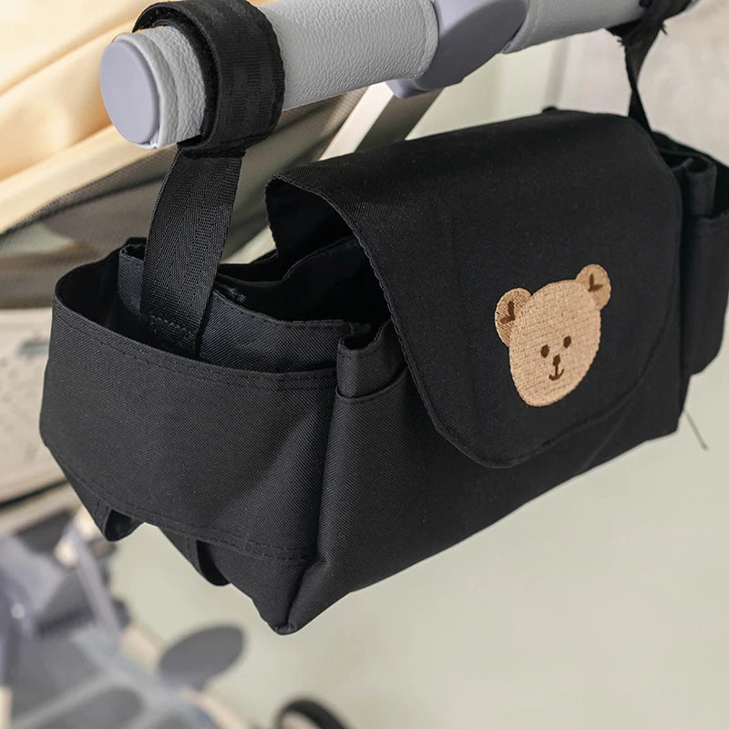 Korean-Inspired Multipurpose Stroller Organizer with Cup Holder