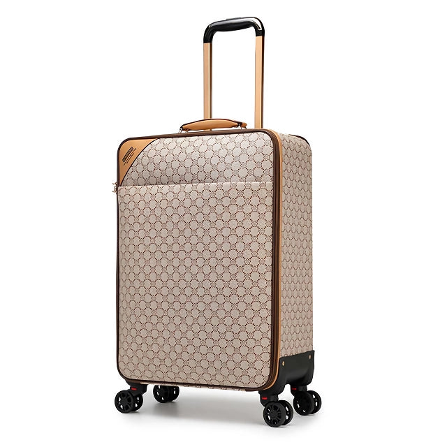 Luxury PU Leather Trolley Suitcase & Handbag Set - Lightweight Spinner Luggage for Travel