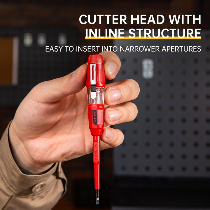 1000V Insulated Voltage Tester Pen with Non-Contact Induction & Screwdriver Function