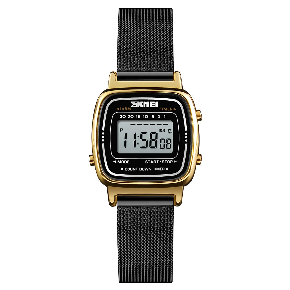 Luxury Gold Digital Watch