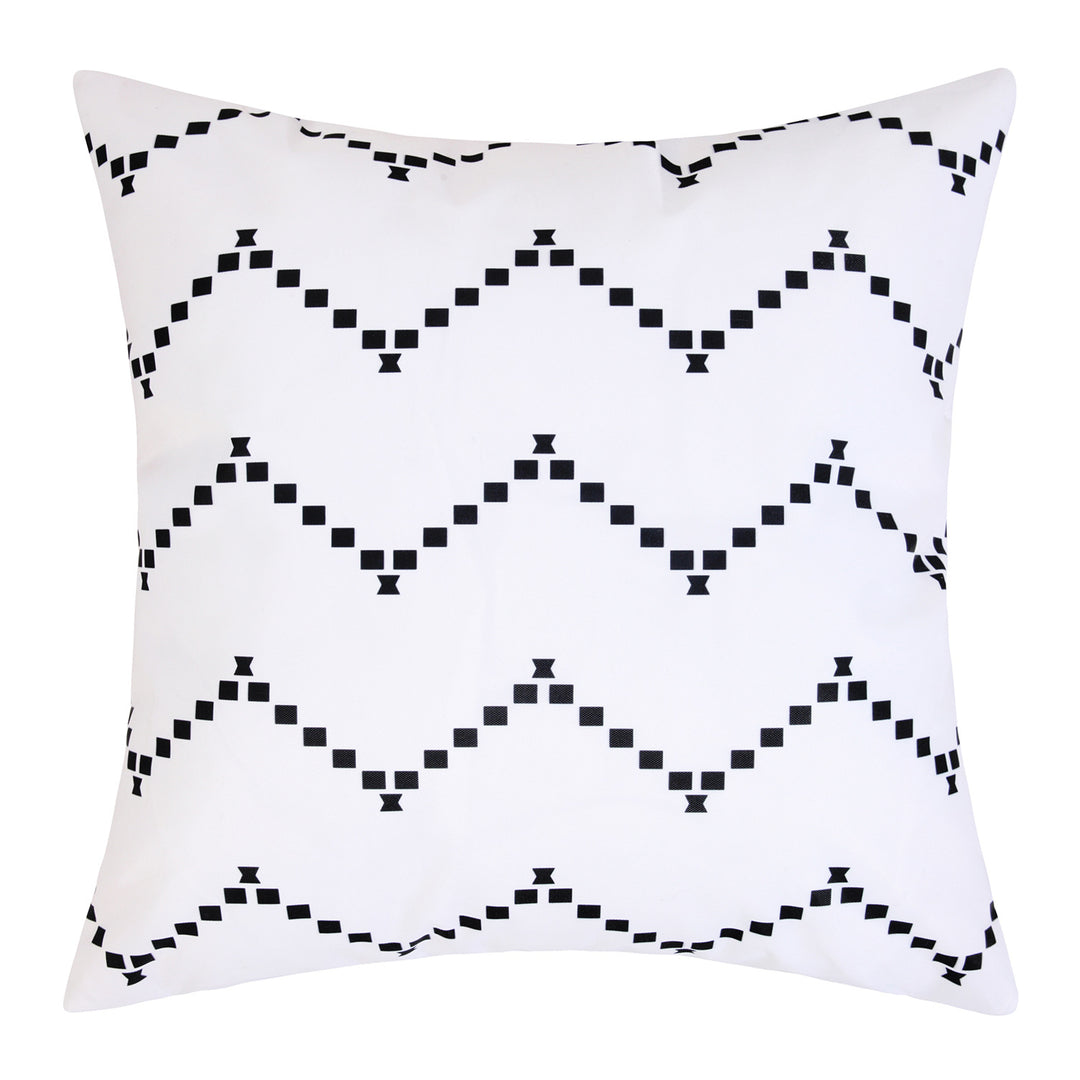 Boho Waterproof Geometric Throw Pillow Covers for Outdoor and Indoor Use