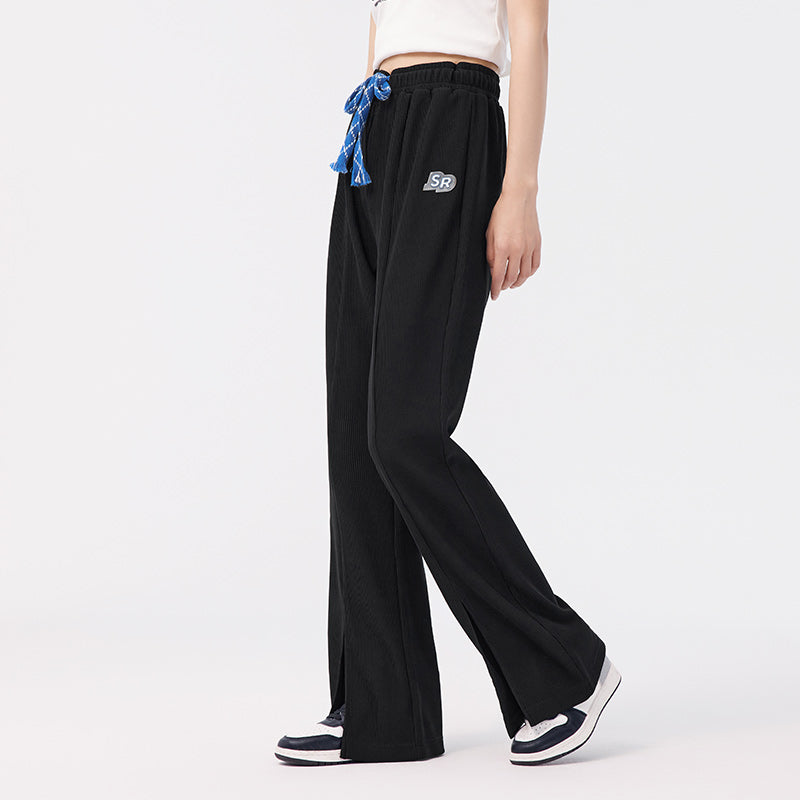 Trendy Flared Split Pants for Women