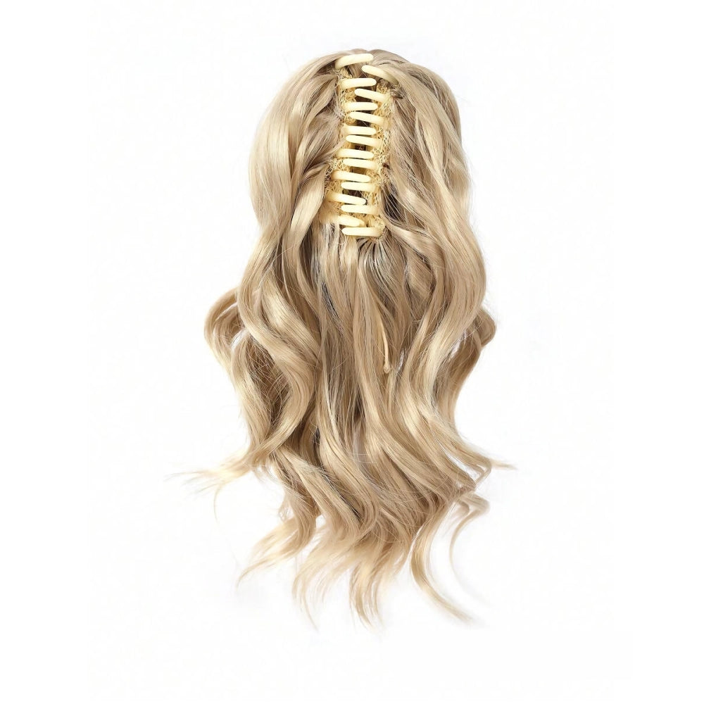 12-Inch Short Wavy Claw Clip Ponytail Extension