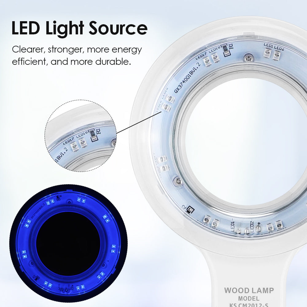 Wood's Lamp Skin Detector and Analyzer for Home Use