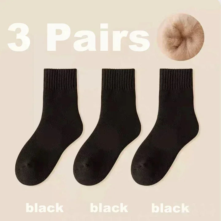 3 Pairs Women’s Cozy Wool Socks