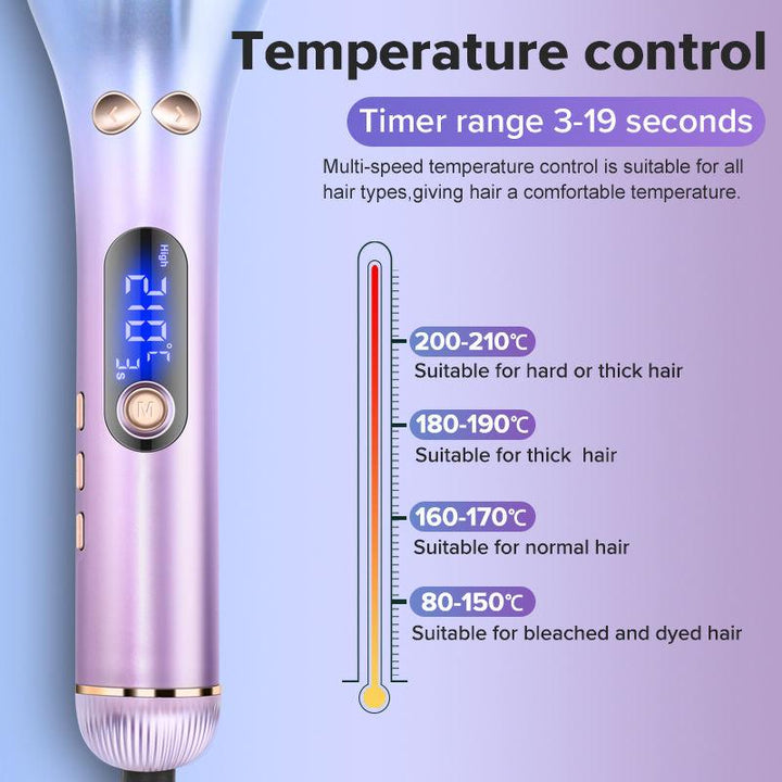 Multi-Automatic LCD Ceramic Rotating Hair Curler