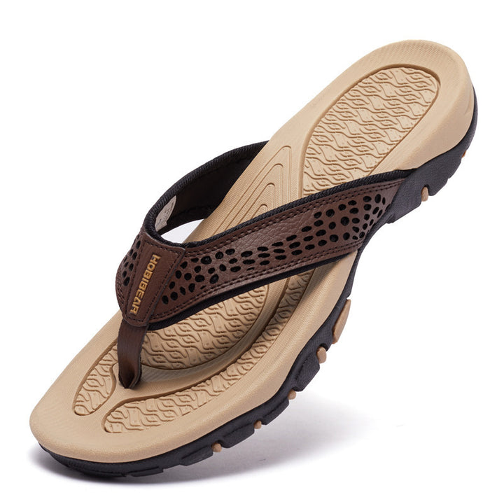 Men's Sports Flip-flops Comfort And Casual Flip-flops Outdoor With Summer Beach