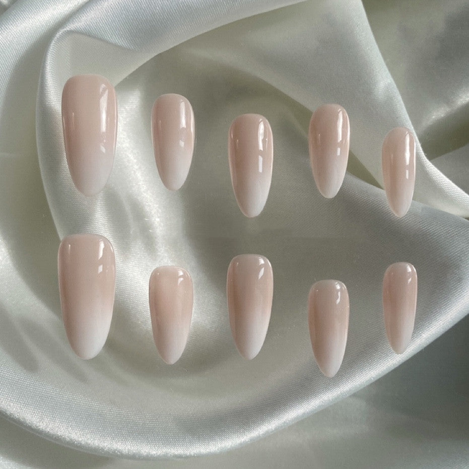 Wearing Nail Advanced Almond French Finished Manicure