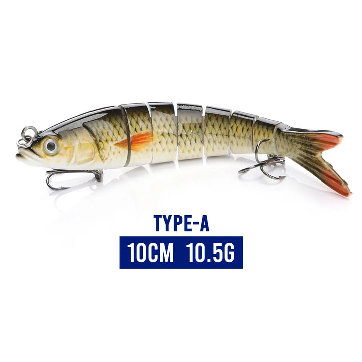 100mm Multi-Jointed Fishing Lures