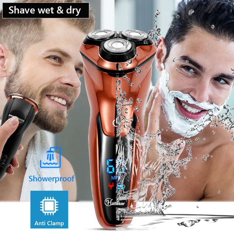 Powerful Cordless Electric Shaver for Men