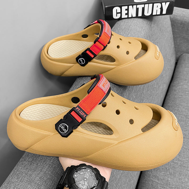 Men's Outerwear Casual Trend Color Matching Slippers