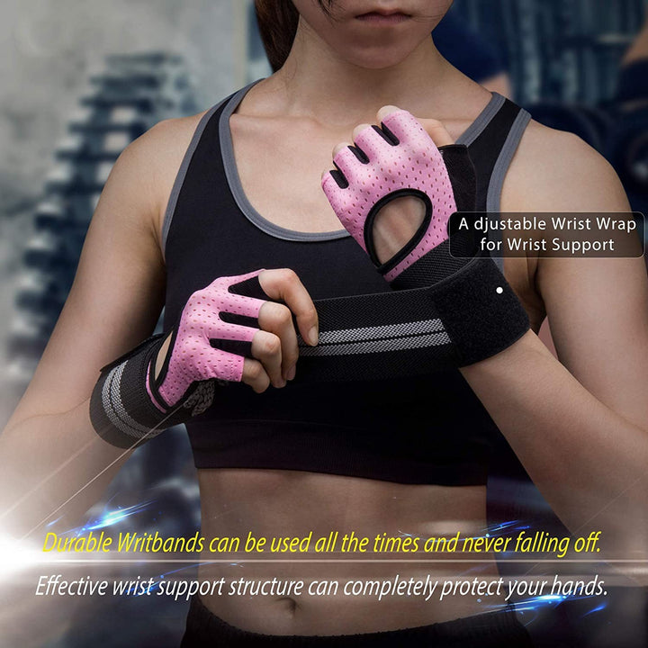 Fitness Gloves Weightlifting For Men And Women Half Finger Sports Anti-slip