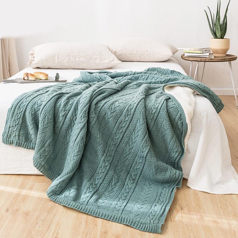 Winter Stripe Fleece Blanket