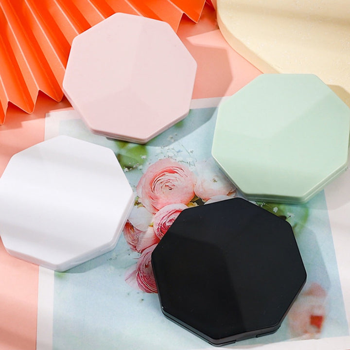 Double-Sided Mini Hexagon Makeup Mirror