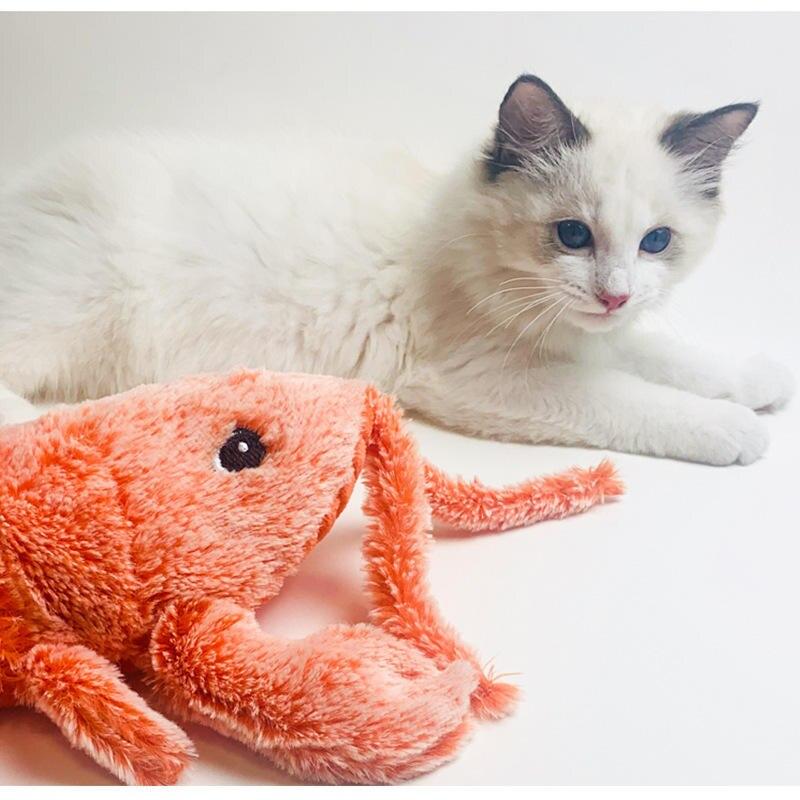 Interactive Electric Lobster Cat Toy - Entertaining Fun for Pets and Kids
