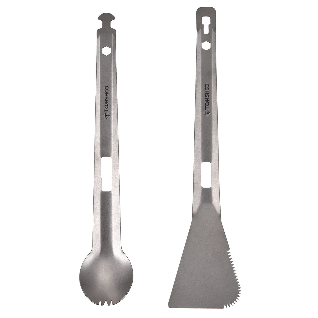 Titanium Multi-Use Camping Utensil Set