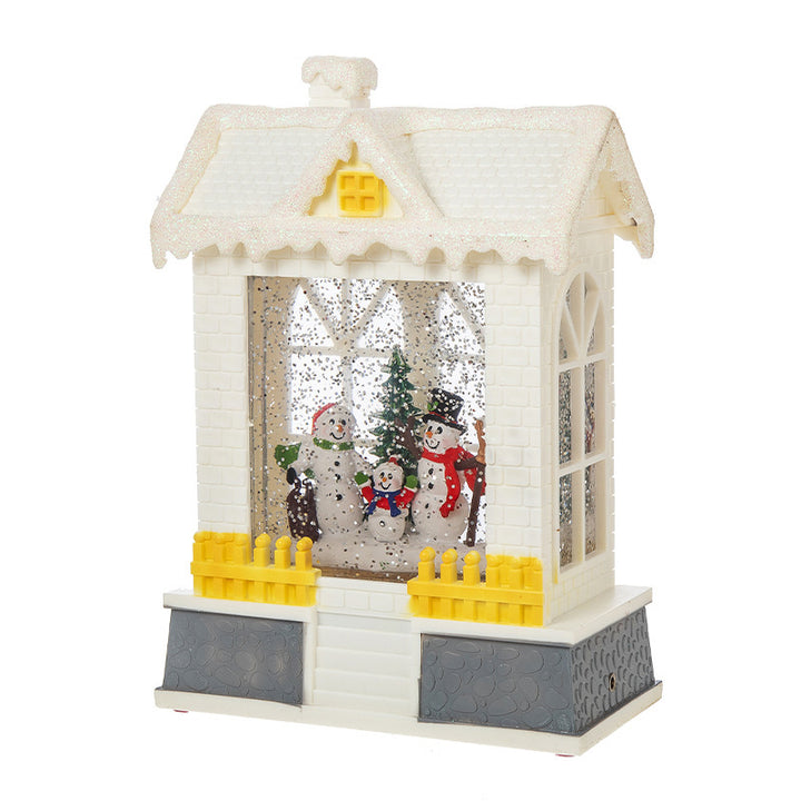 Christmas Decorations Music Box House Small Night Lamp Ornaments