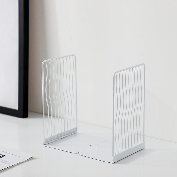 Black and White Iron Bookends