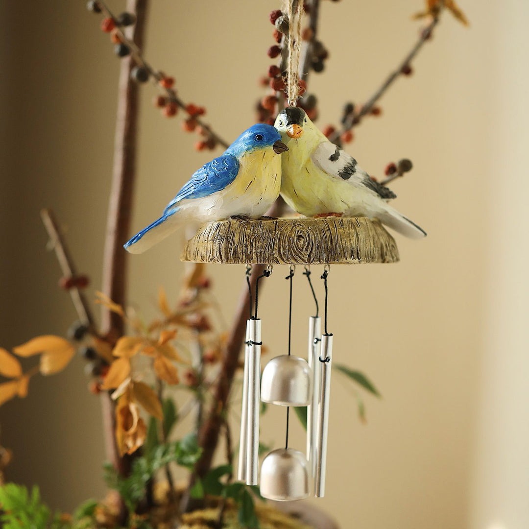 Charming Resin Birds Wind Chime for Indoor and Outdoor Décor