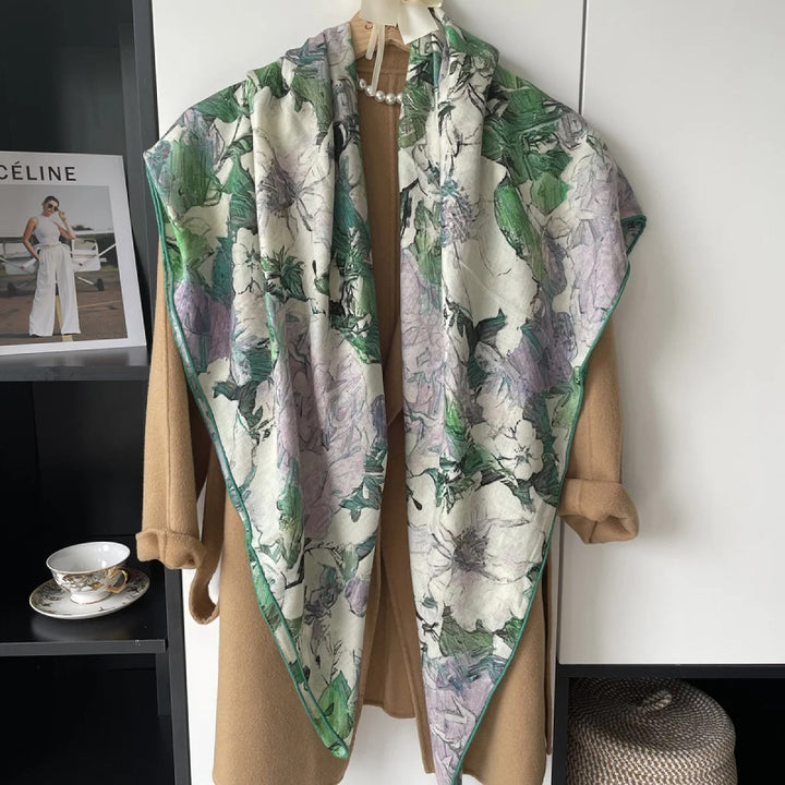 Luxury Silk Cashmere Scarf