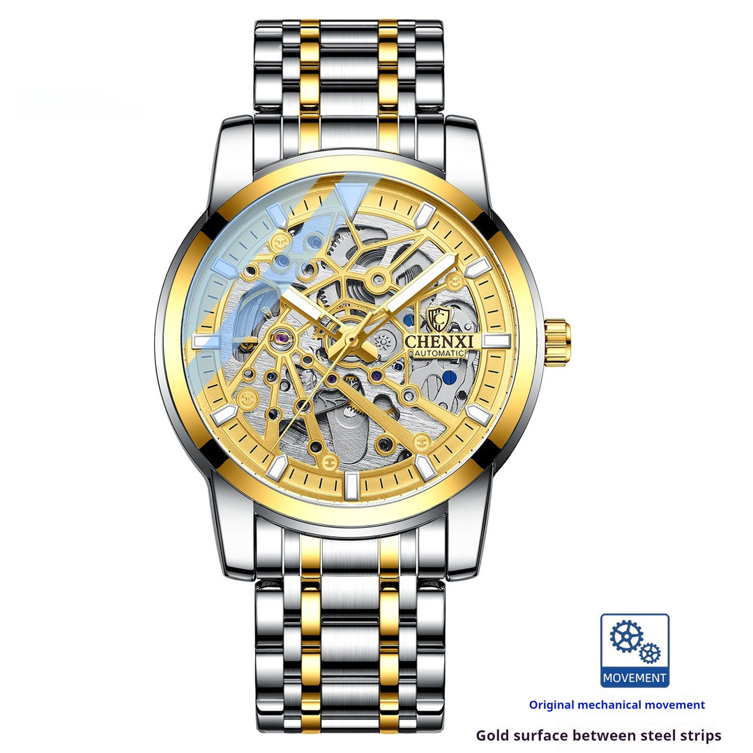 Hollow Automatic Mechanical Watch Waterproof Luminous