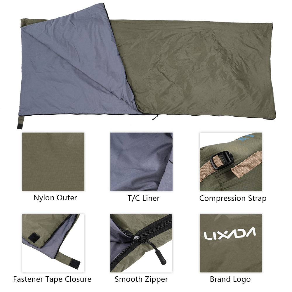 Ultralight Waterproof Summer Hiking Sleeping Bag