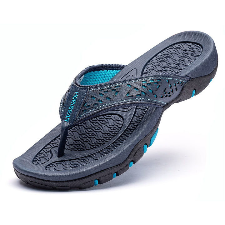 Men's Sports Flip-flops Comfort And Casual Flip-flops Outdoor With Summer Beach