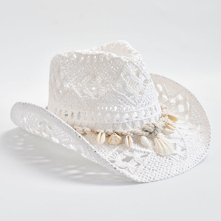 Summer Hand Woven Straw Hat for Women