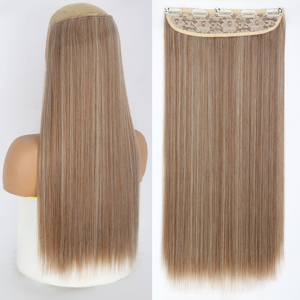 Synthetic Long Straight Hair Clips-in Extensions