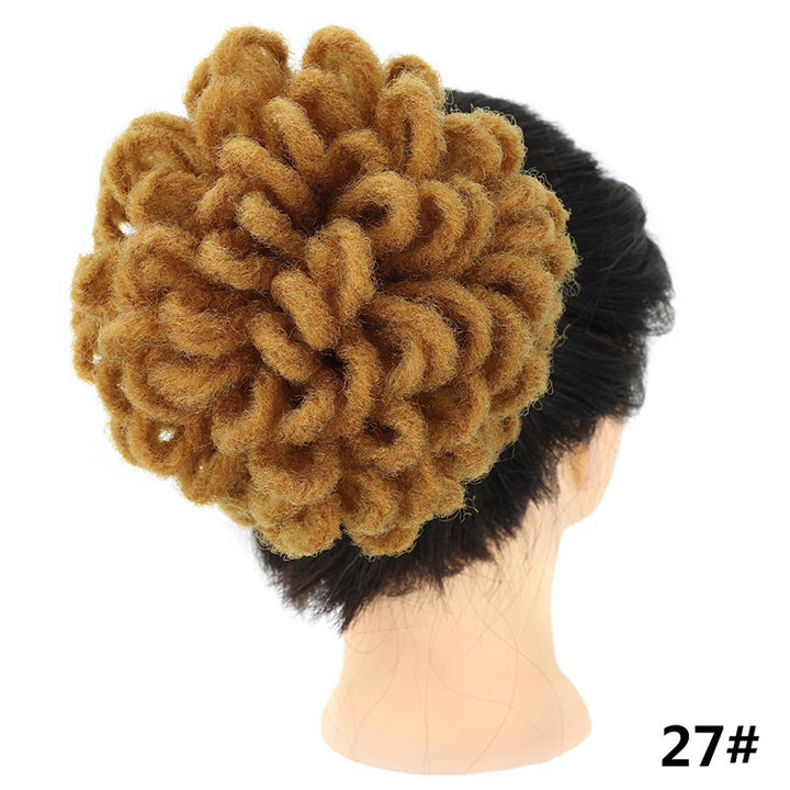 African Wig Bun Hair Bag Drawstring Dreadlocks Afro Hair Bag