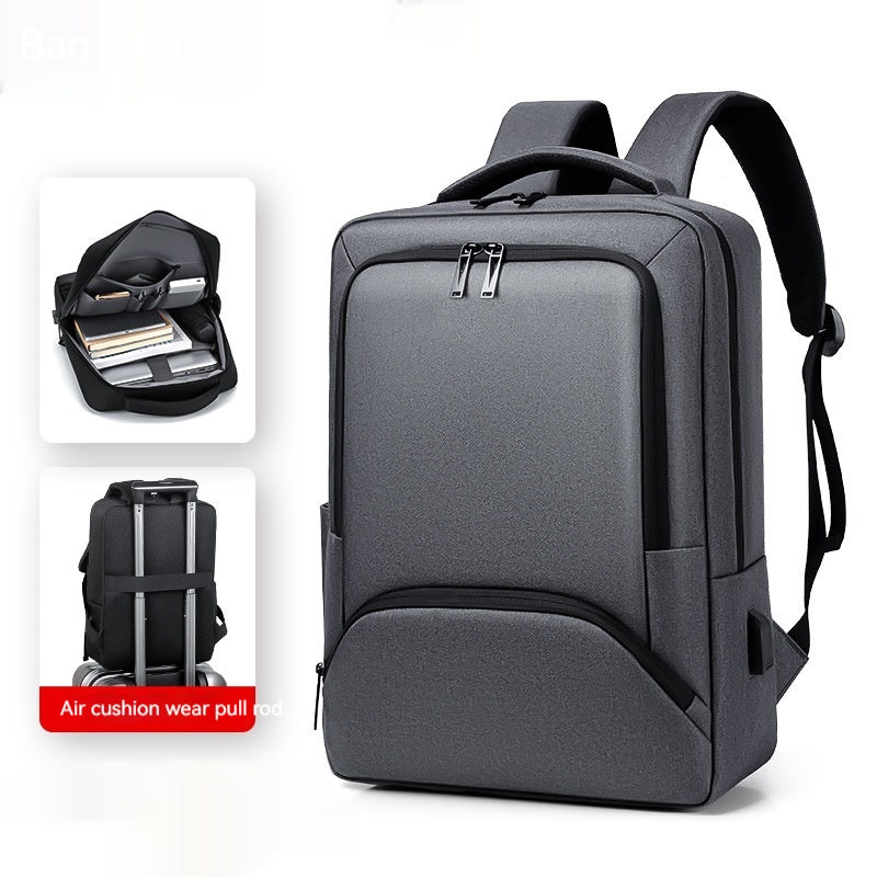 Cross-border In Stock Wholesale Men's Fashion Backpack Casual Travel Backpack Commuter Large Capacity Bag