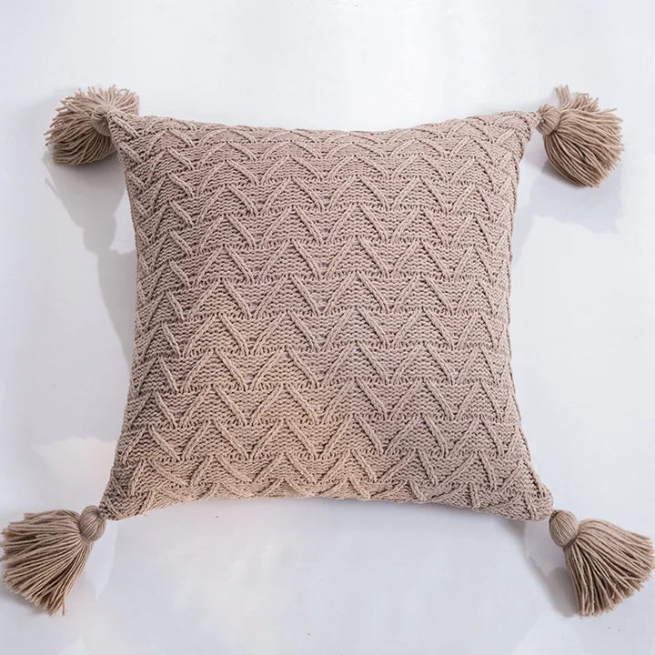 Soft Knit Chenille Cushion Cover 18x18 Inch