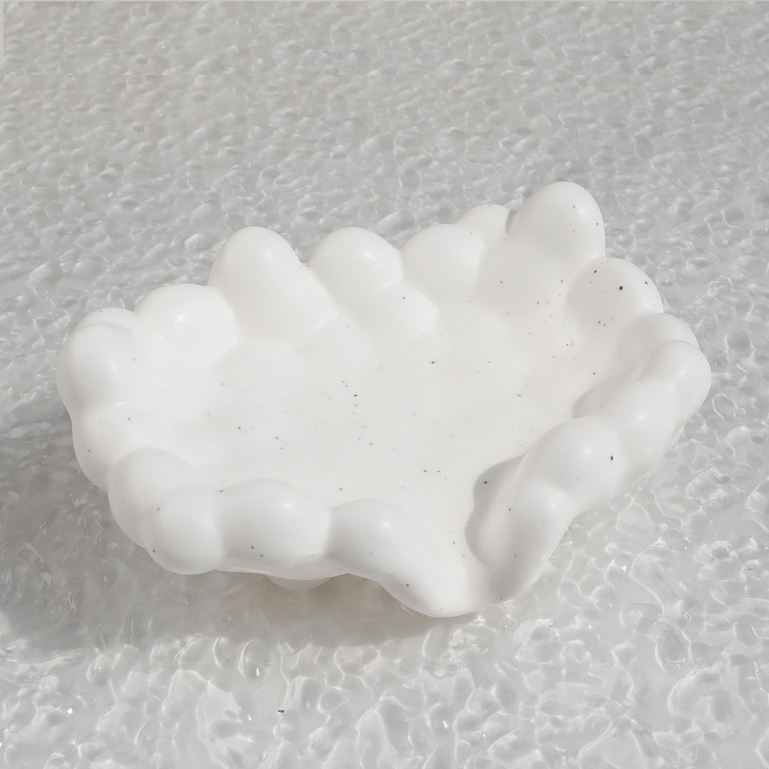 Ceramic Cloud Drain Soap Dish