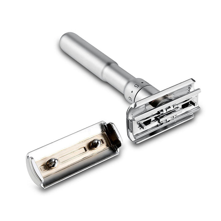 Adjustable Zinc Alloy Safety Razor for Men