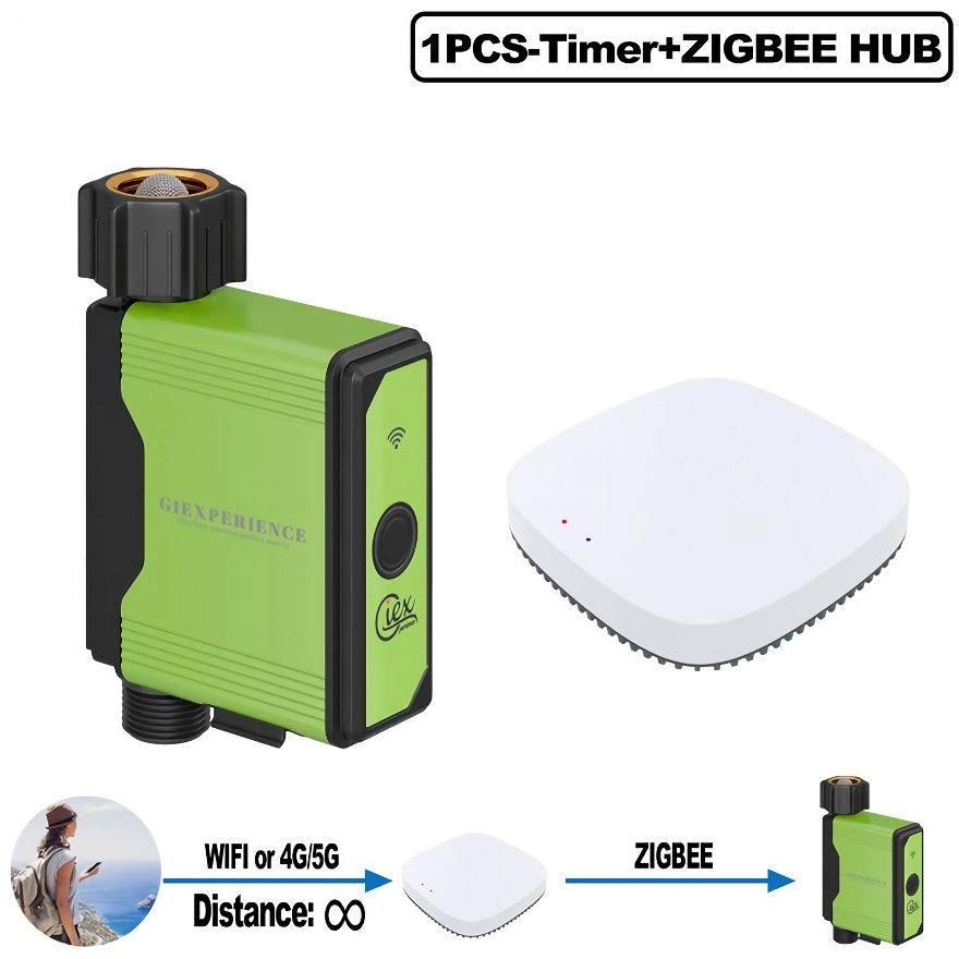 Smart Garden Watering Timer with Zigbee and WiFi Control