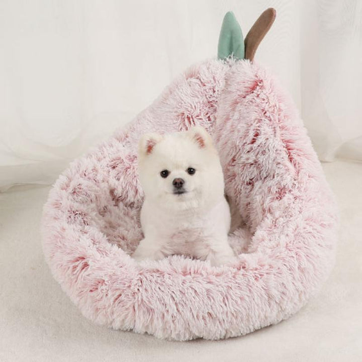 Plush Dog Kennel Bed - Washable, Warm, and Cozy Pet Sofa for Small to Medium Dogs