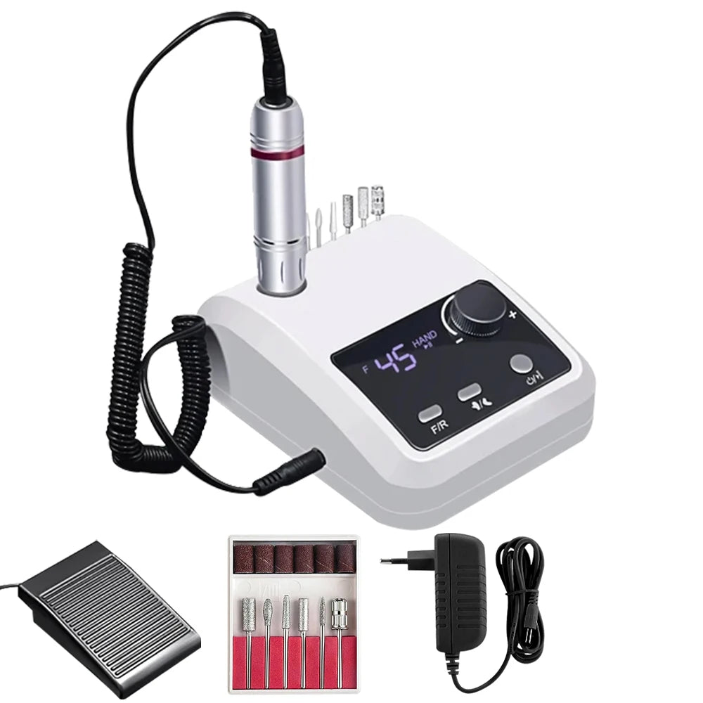 Professional 45000RPM Electric Nail Drill Machine