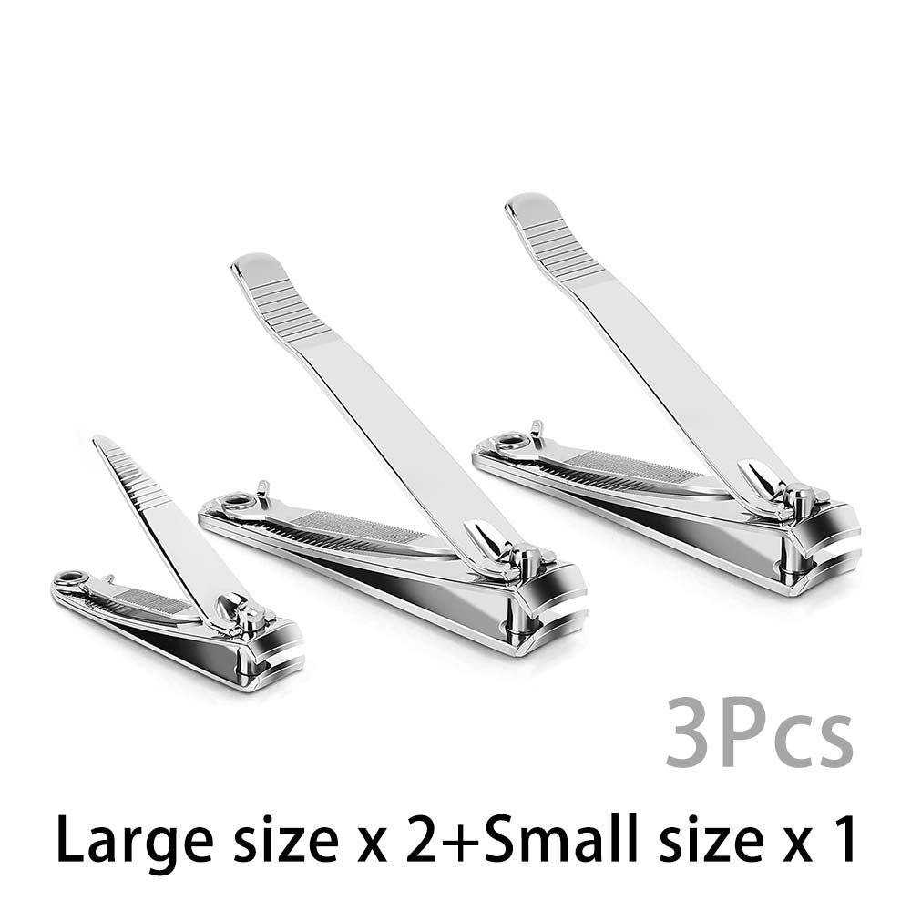 Nail Clipper Set - Premium Stainless Steel Fingernail and Toenail Cutters