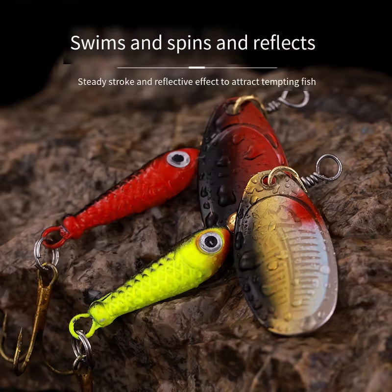 Rotating Metal Spinner Fishing Lure