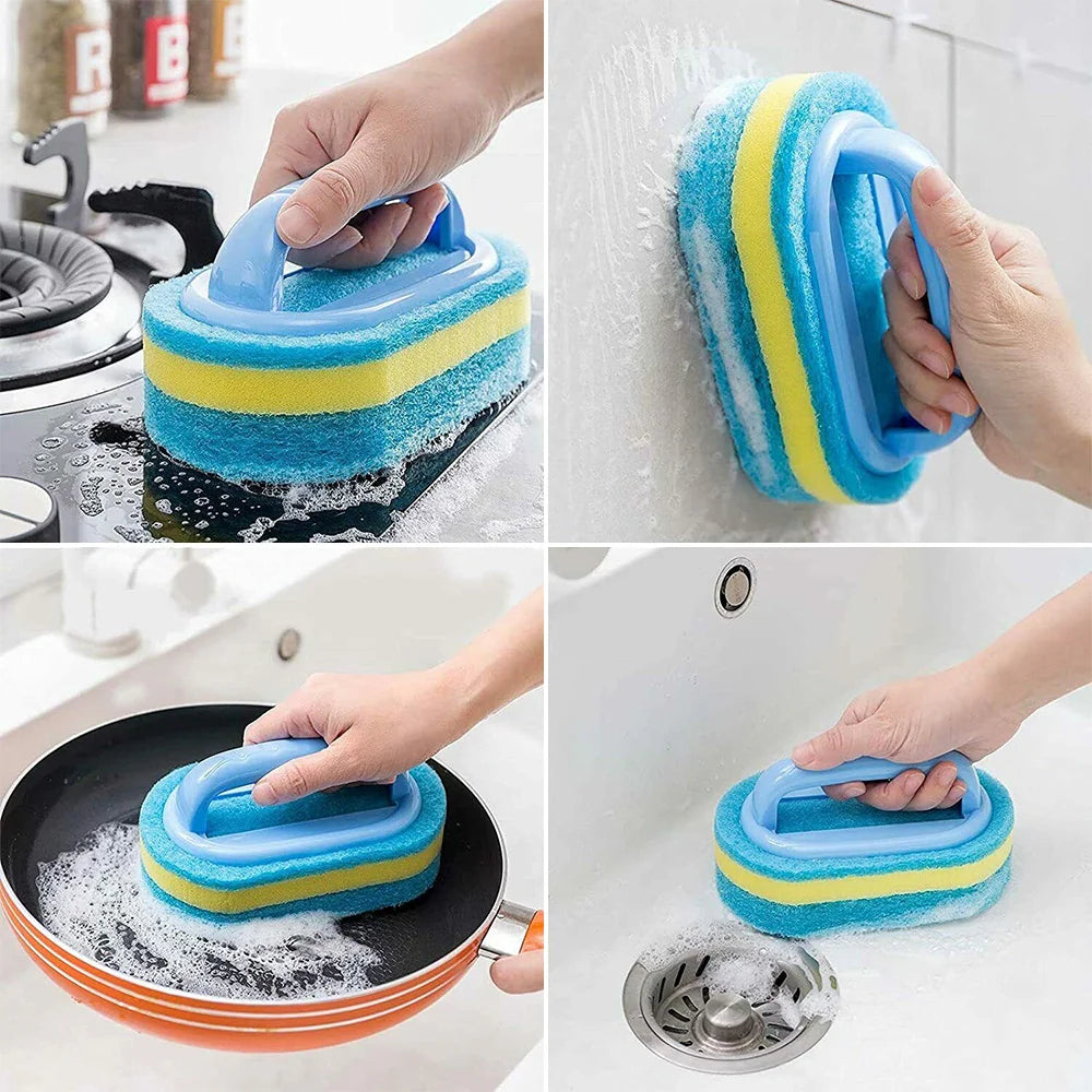 Multi-Purpose Cleaning Brush with Handle