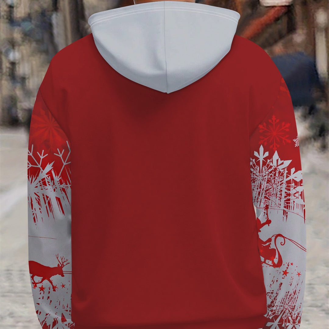 Men's Fashion Wear Sweater Christmas Digital Printing