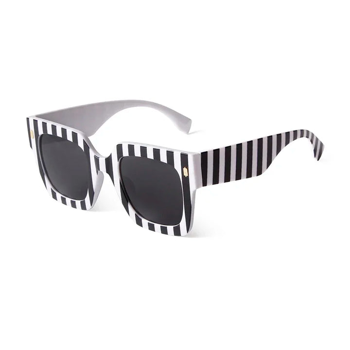 Retro Square Frame Cat Eye Sunglasses