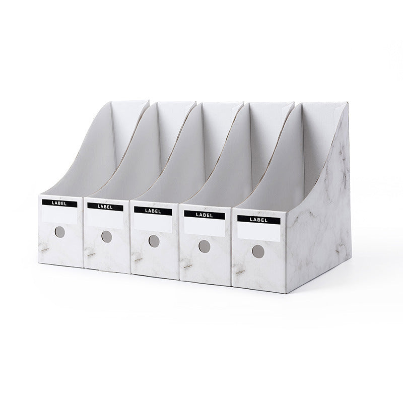 Minimalist White Desktop Organizer for Students and Office